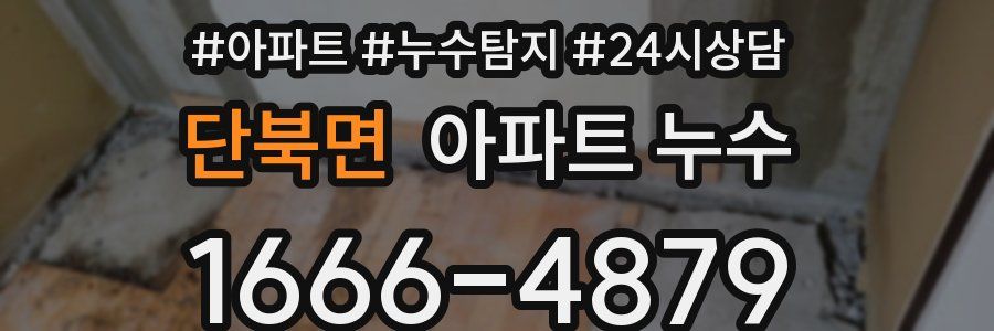 단북면 누수탐지