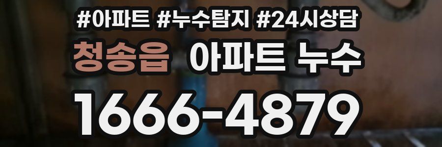 청송읍 누수탐지