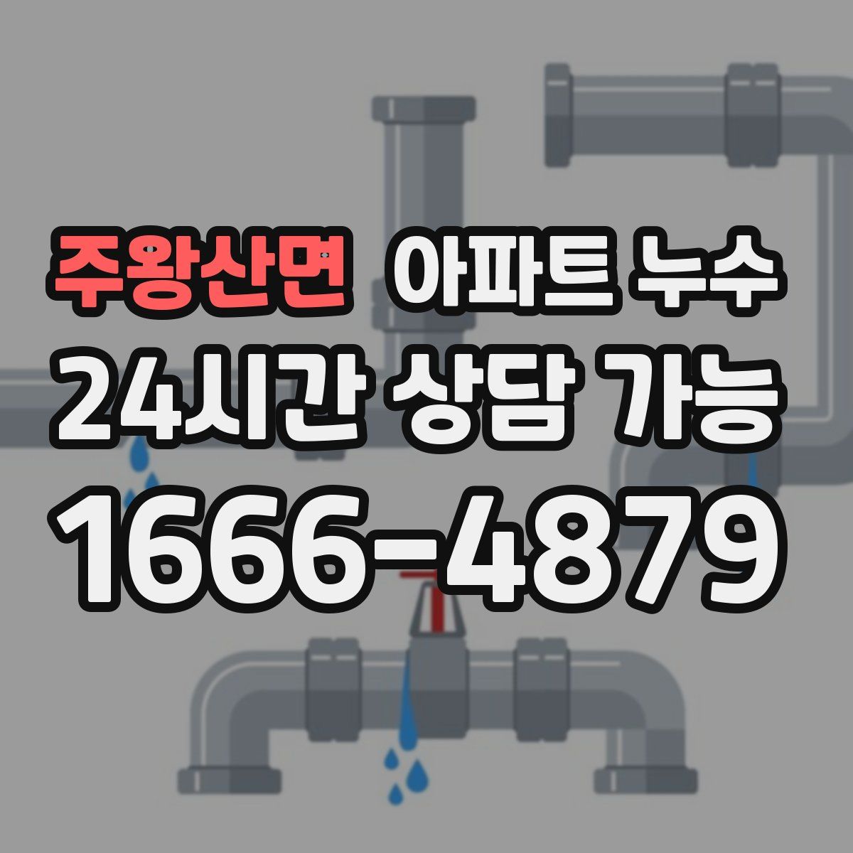 주왕산면 아파트 누수탐지