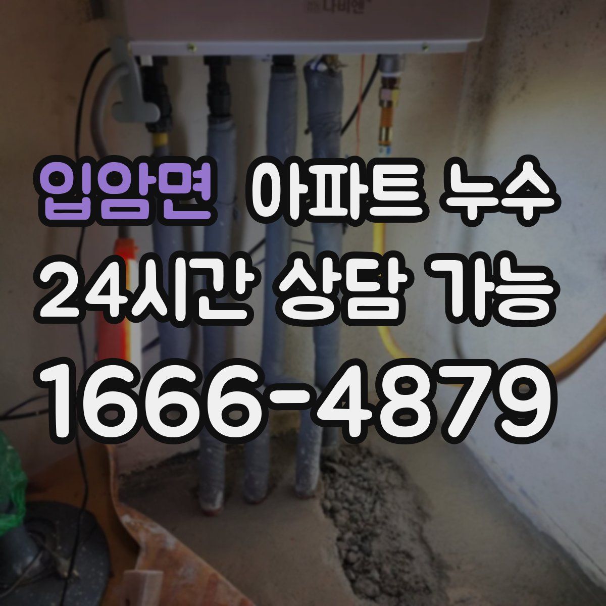 입암면 아파트 누수탐지