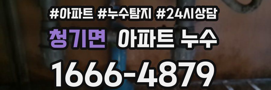 청기면 누수탐지