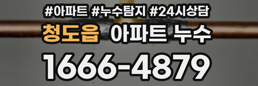 청도읍 누수탐지