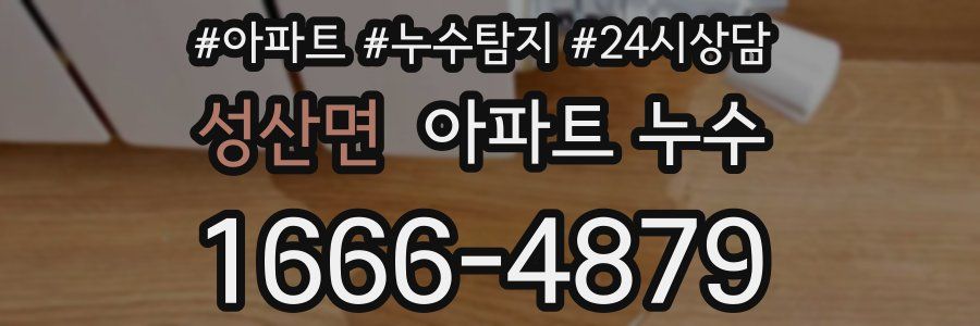 성산면 누수탐지