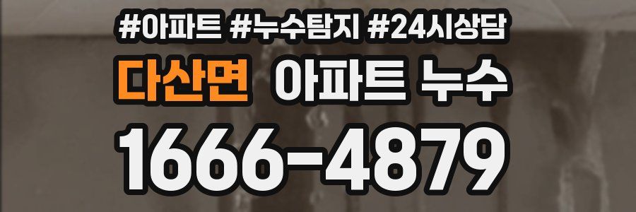 다산면 누수탐지