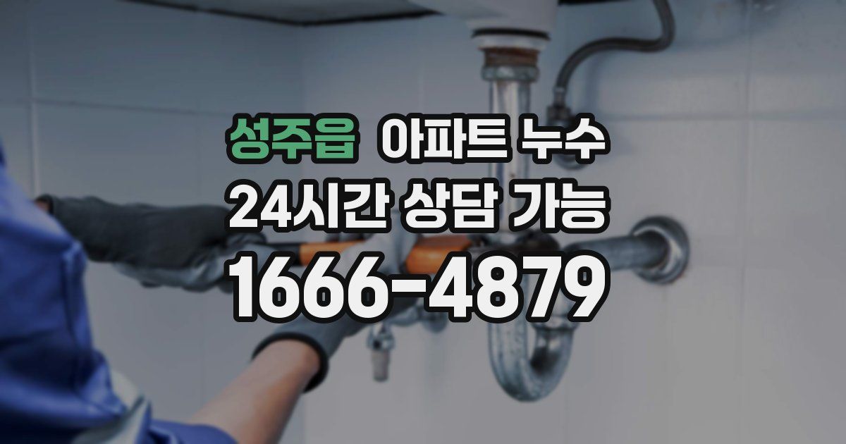 성주읍 아파트 누수