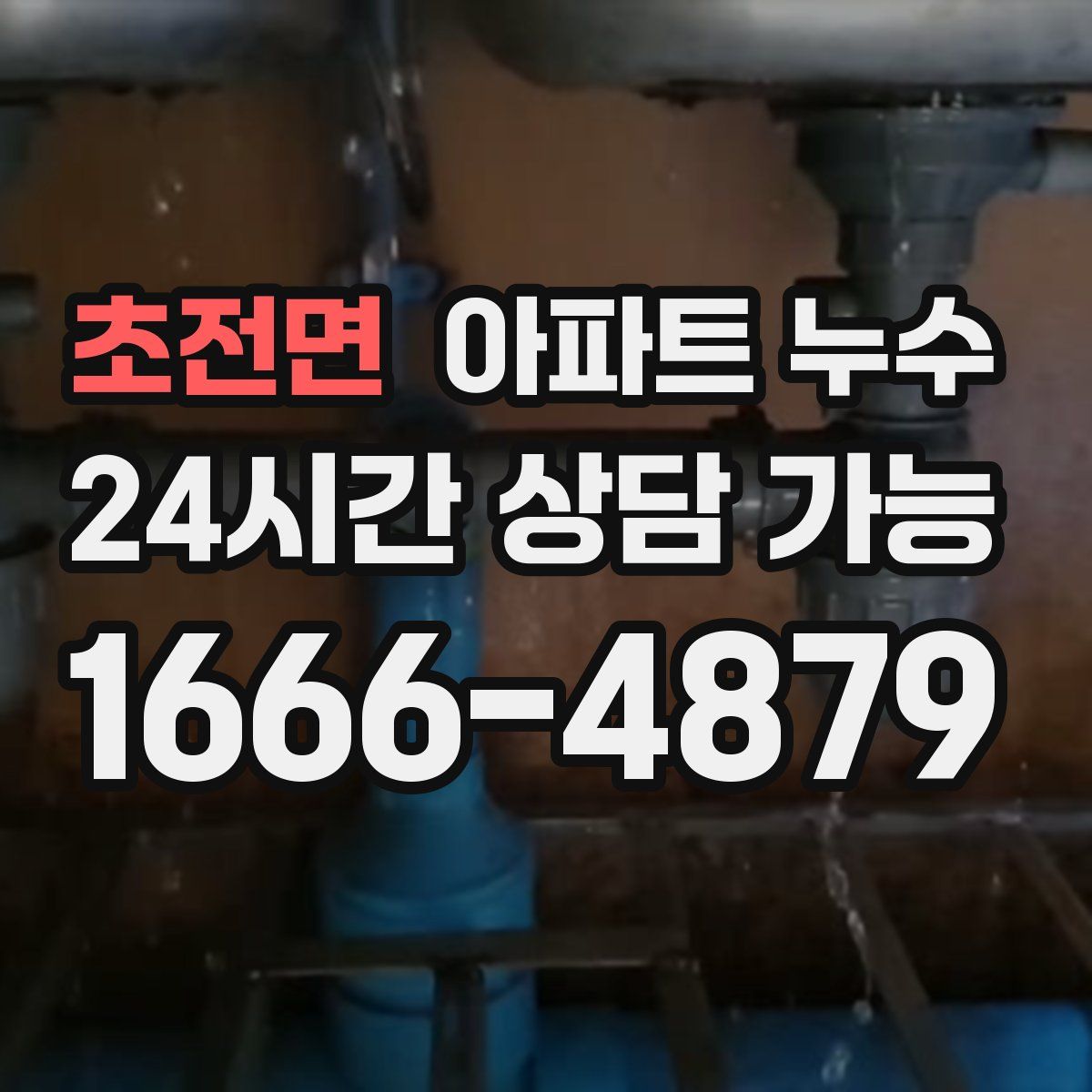 초전면 아파트 누수탐지