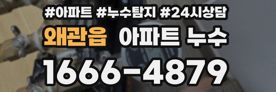 왜관읍 누수탐지