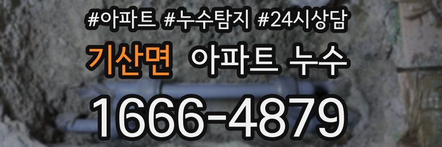 기산면 누수탐지