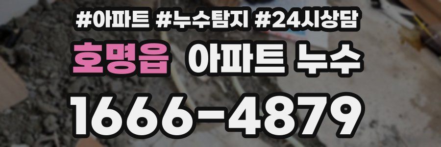 호명읍 누수탐지