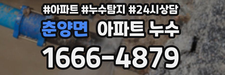 춘양면 누수탐지