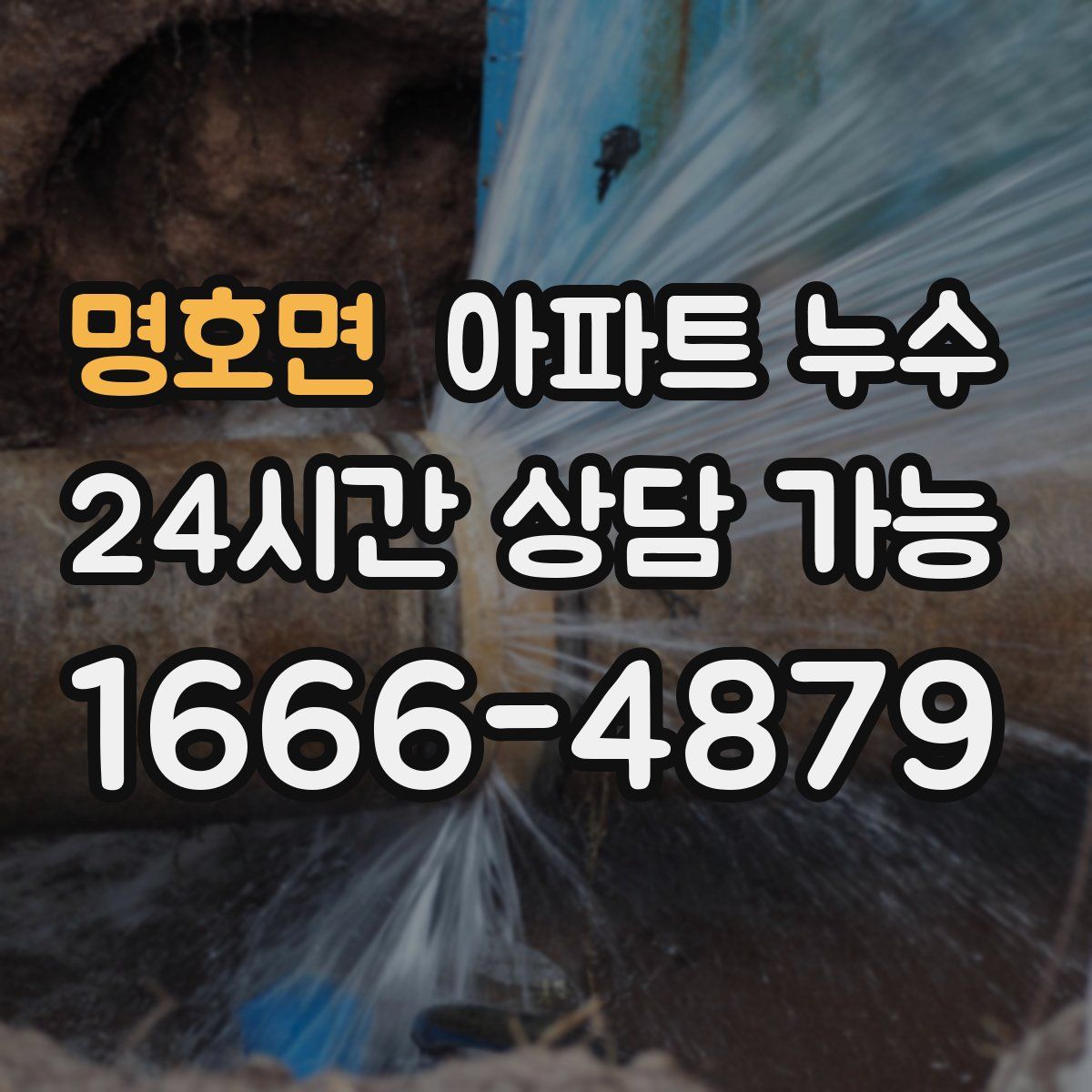 명호면 아파트 누수탐지