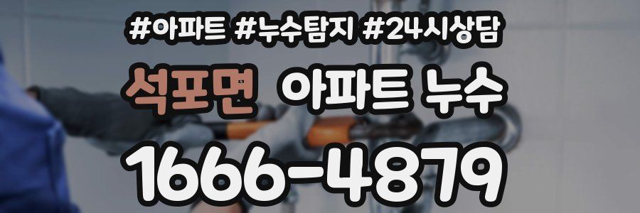 석포면 누수탐지