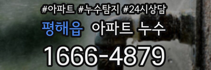 평해읍 누수탐지