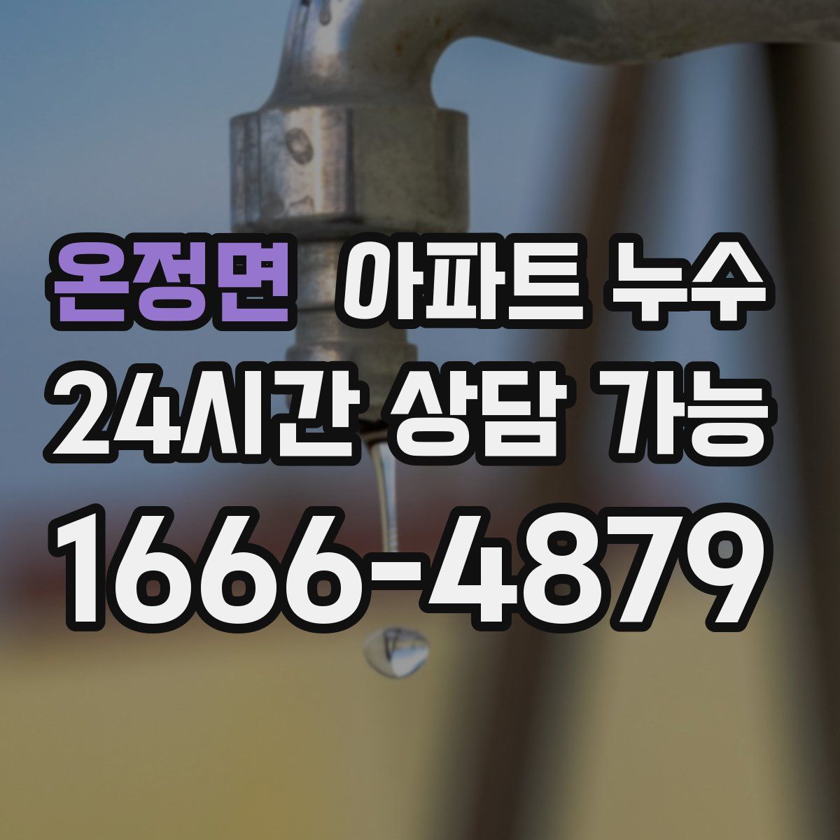 온정면 아파트 누수탐지