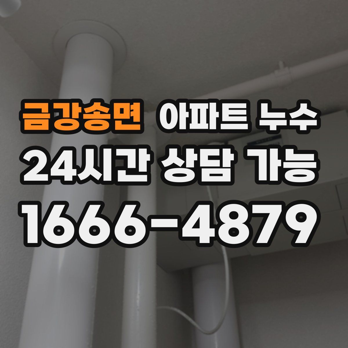 금강송면 아파트 누수탐지