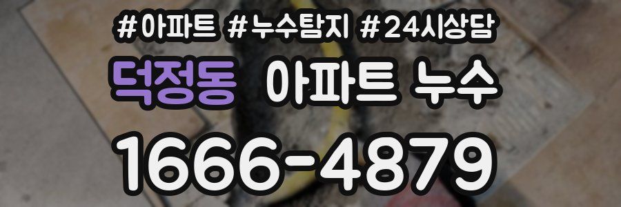 덕정동 누수탐지