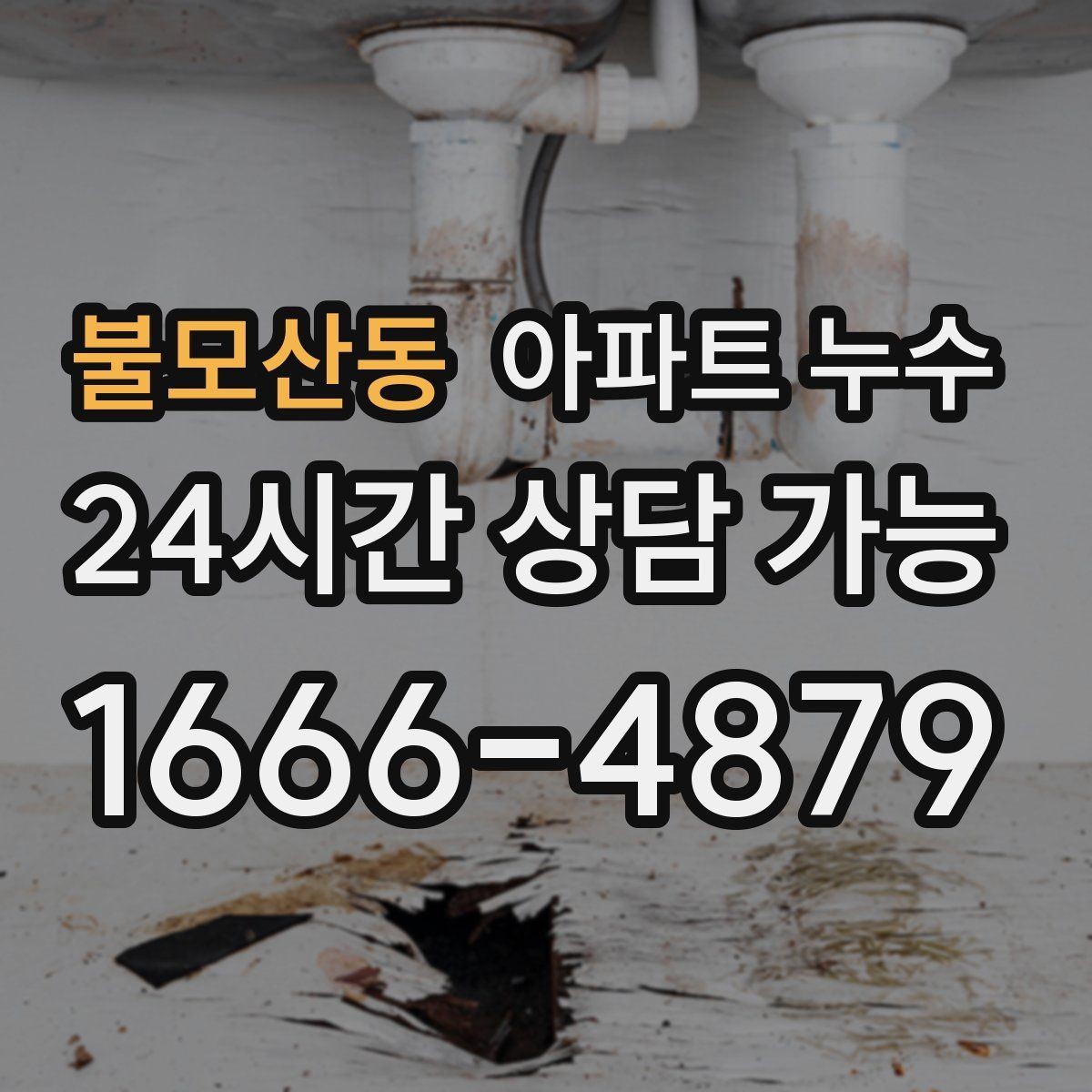 불모산동 아파트 누수 가구 밑 바닥이 계속 축축할 때