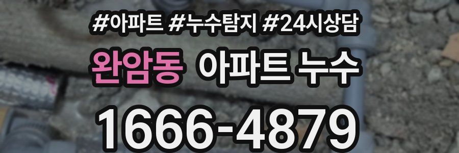 완암동 누수탐지