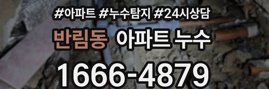 반림동 누수탐지