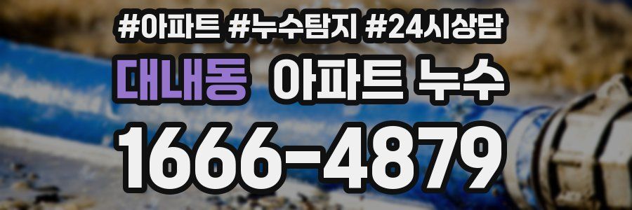 대내동 누수탐지