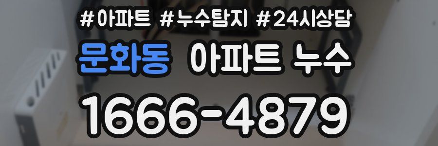 문화동 누수탐지