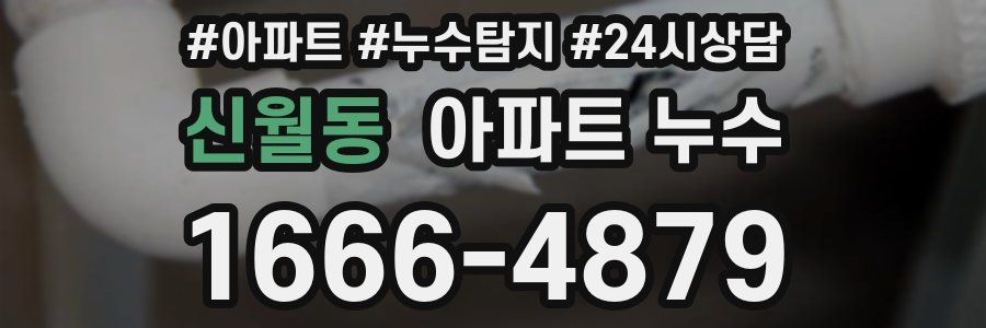 신월동 누수탐지