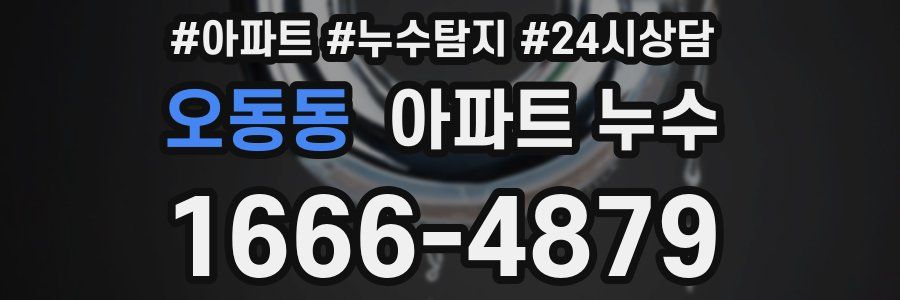 오동동 누수탐지