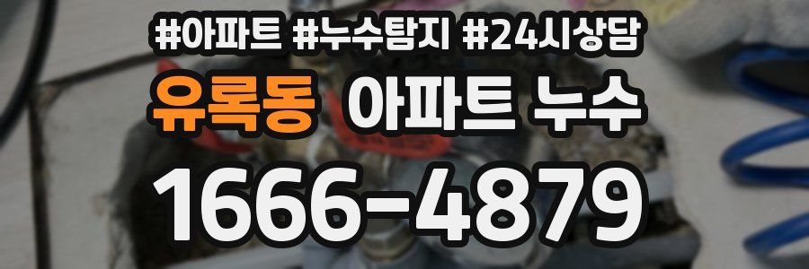 유록동 누수탐지