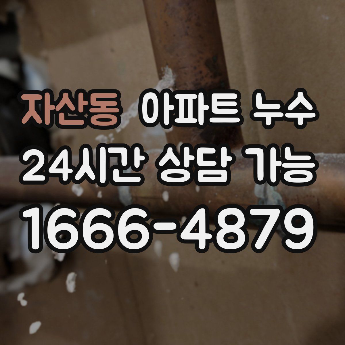 자산동 아파트 누수탐지