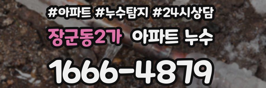 장군동2가 누수탐지