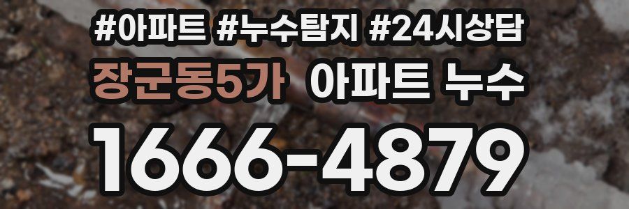 장군동5가 누수탐지