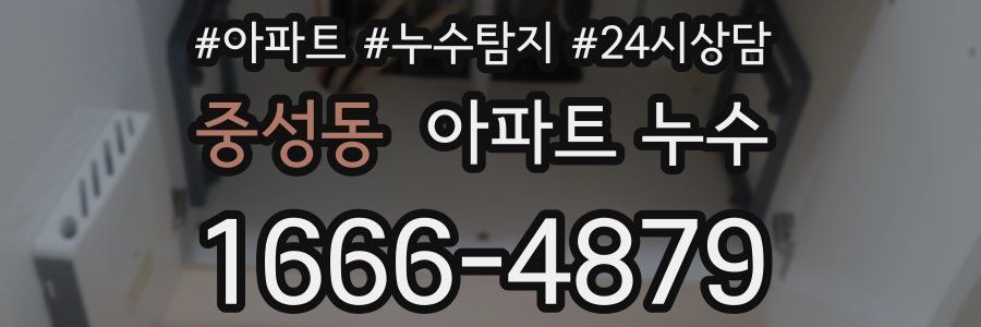 중성동 누수탐지