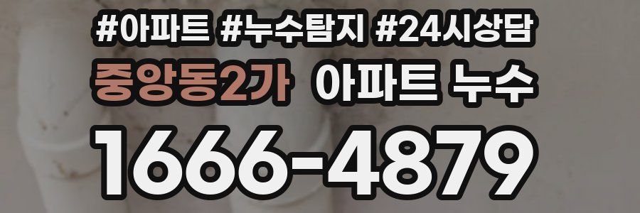 중앙동2가 누수탐지