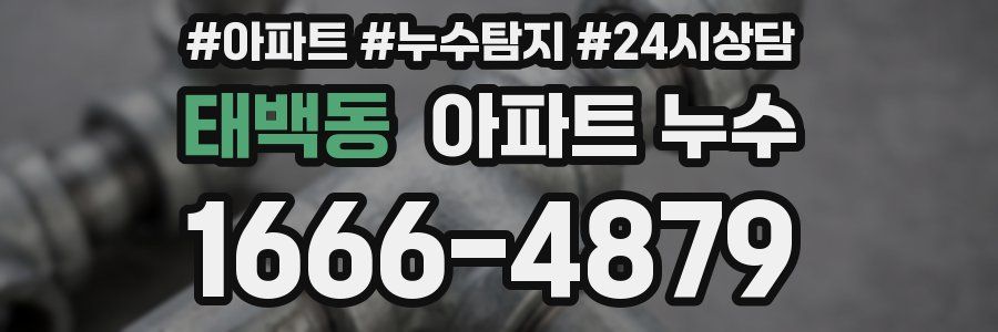 태백동 누수탐지