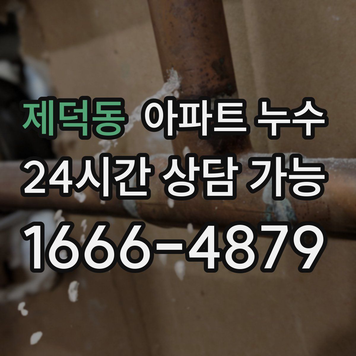 제덕동 아파트 누수탐지