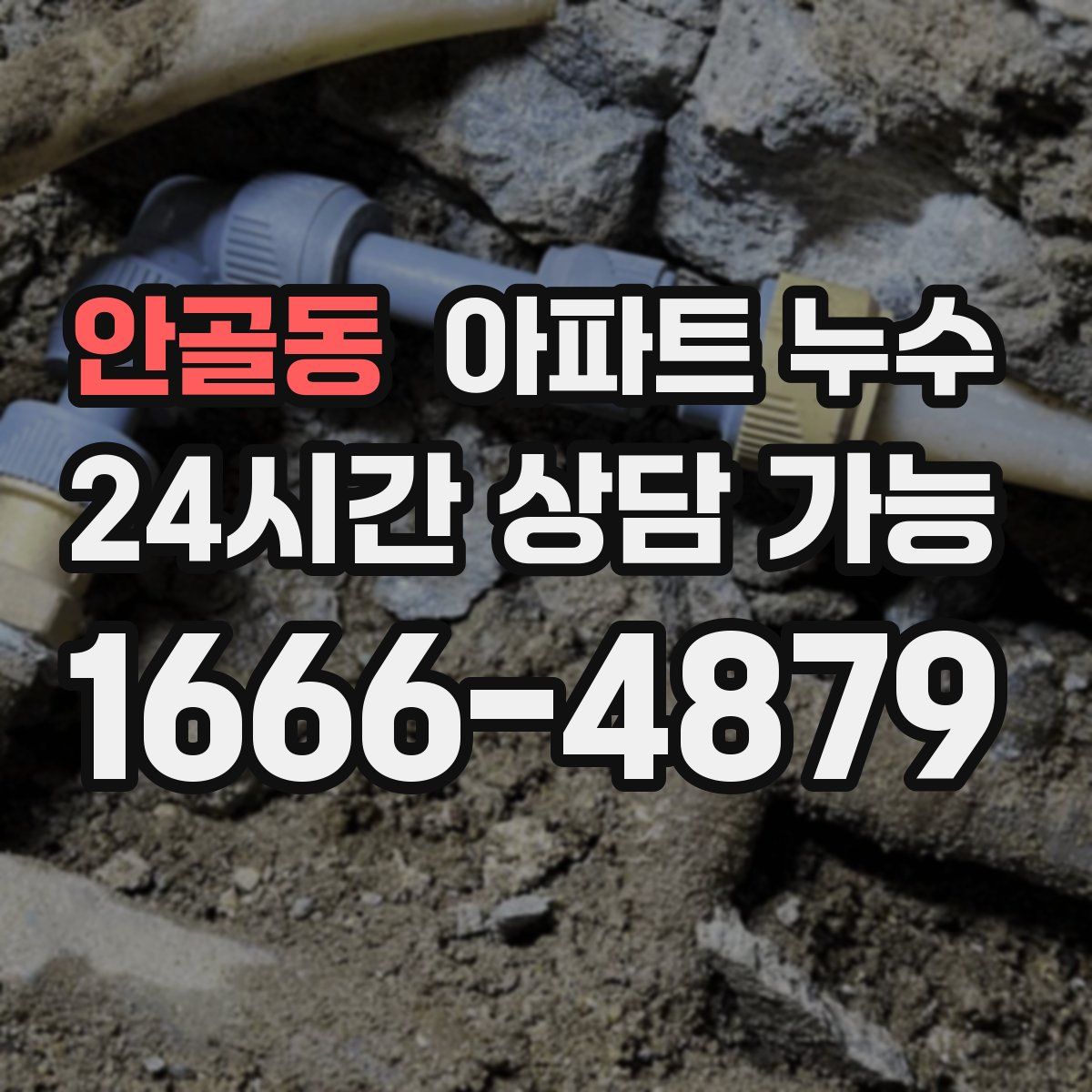 안골동 아파트 누수탐지