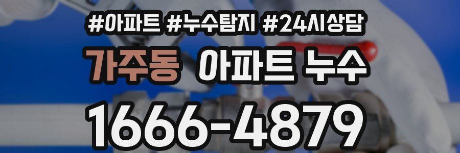 가주동 누수탐지