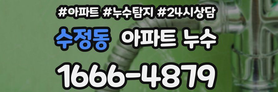 수정동 누수탐지