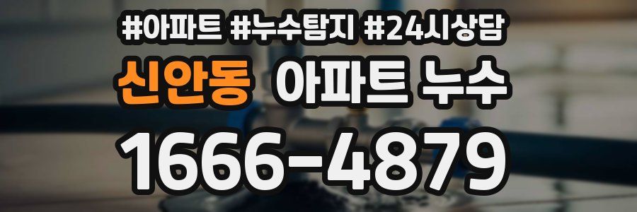 신안동 누수탐지