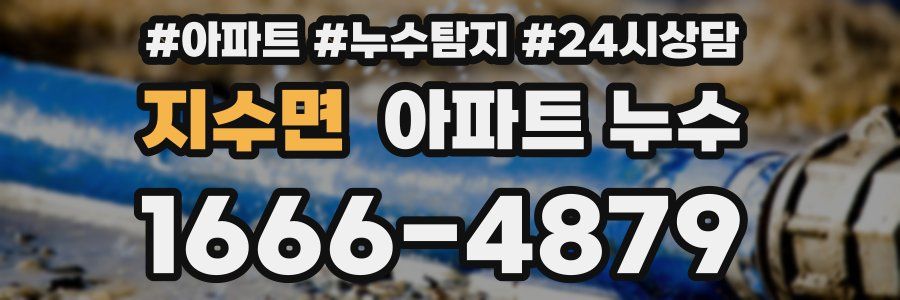 지수면 누수탐지