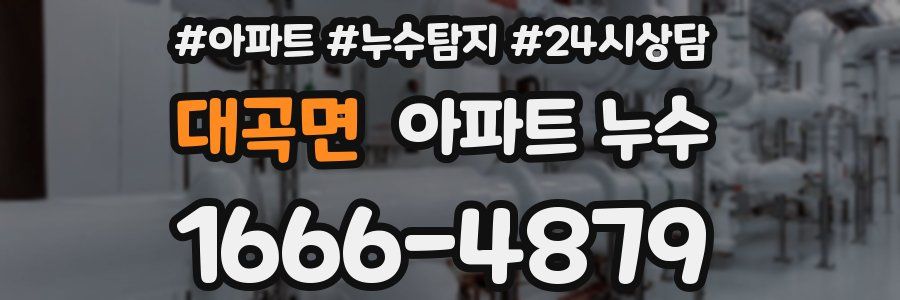 대곡면 누수탐지