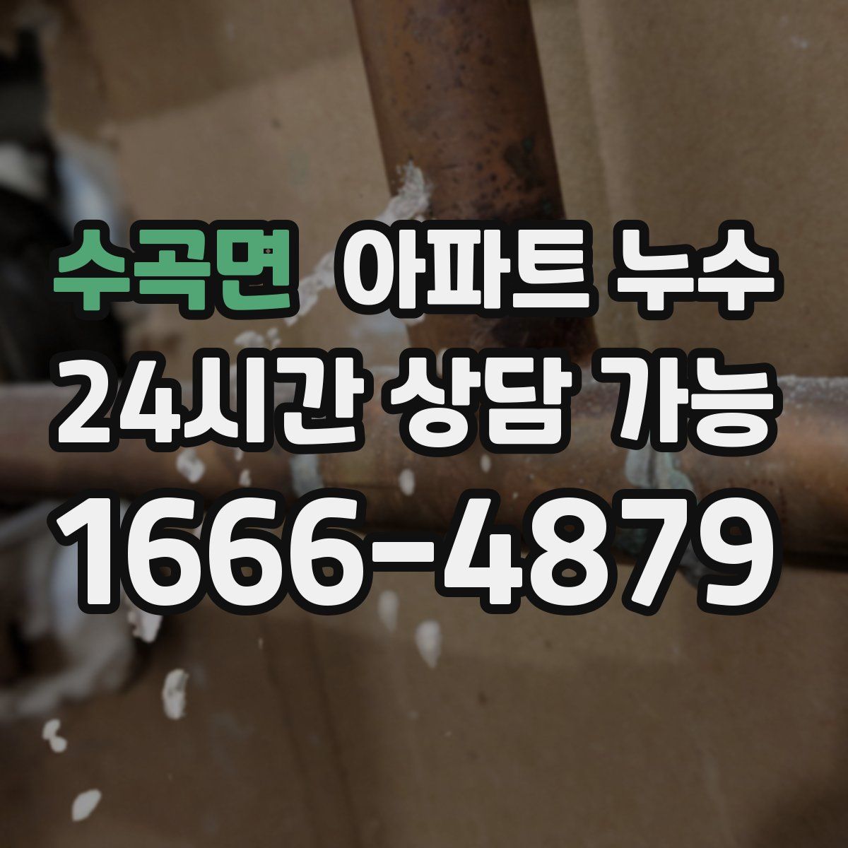 수곡면 아파트 누수탐지