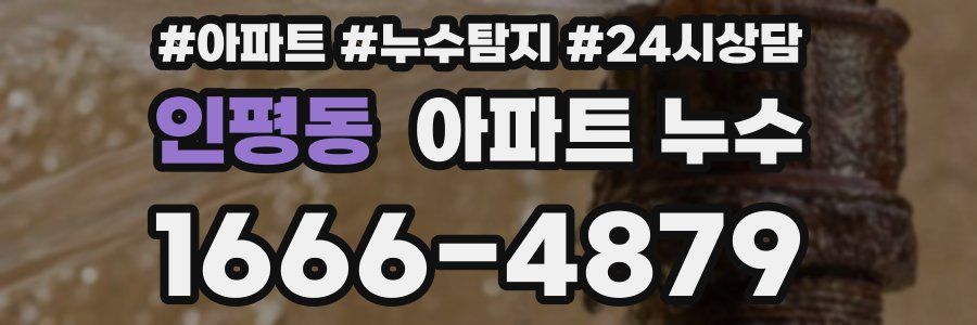 인평동 누수탐지