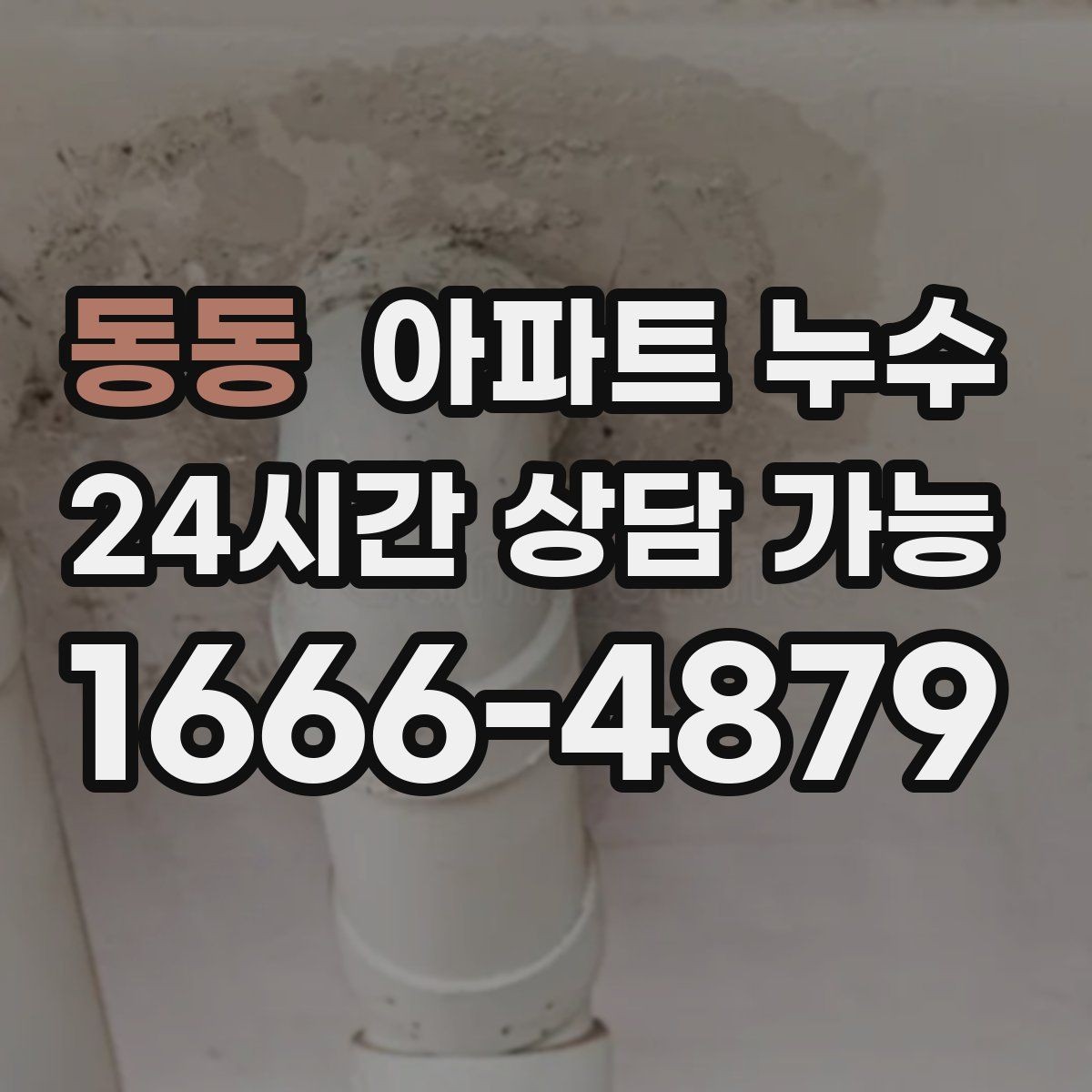 동동 아파트 누수 천장 몰딩 주변이 변색될 때