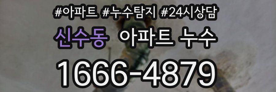 신수동 누수탐지