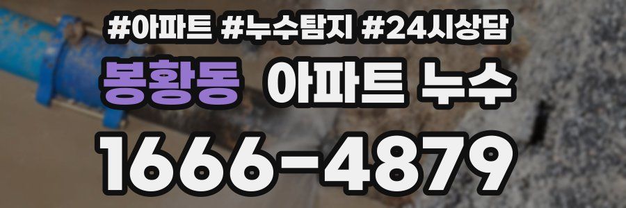 봉황동 누수탐지