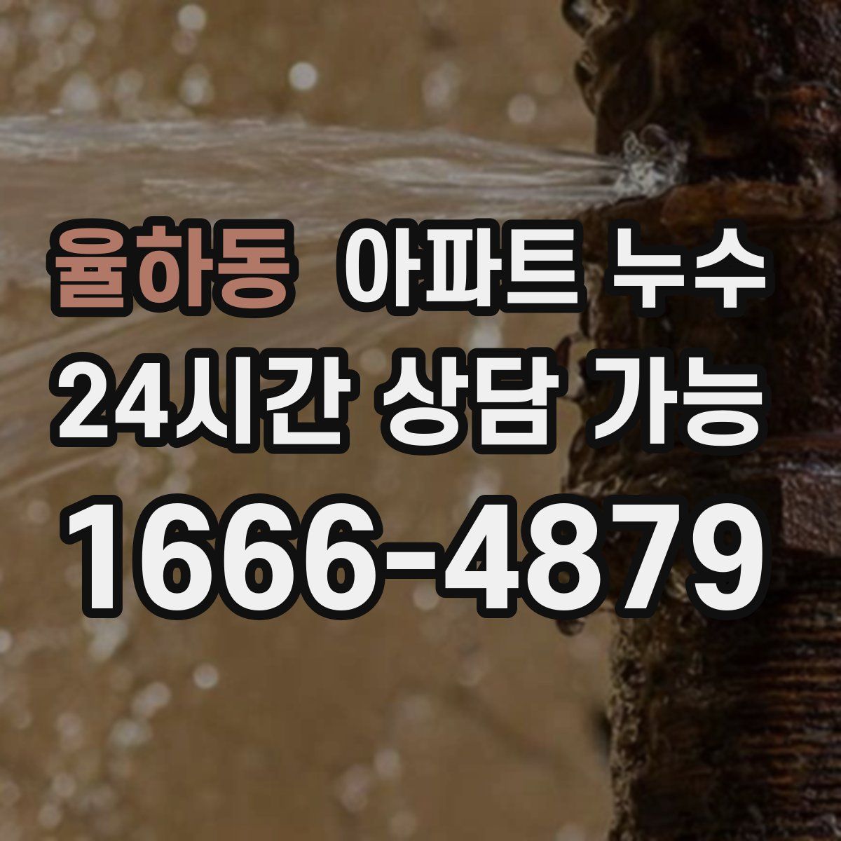 율하동 아파트 누수탐지