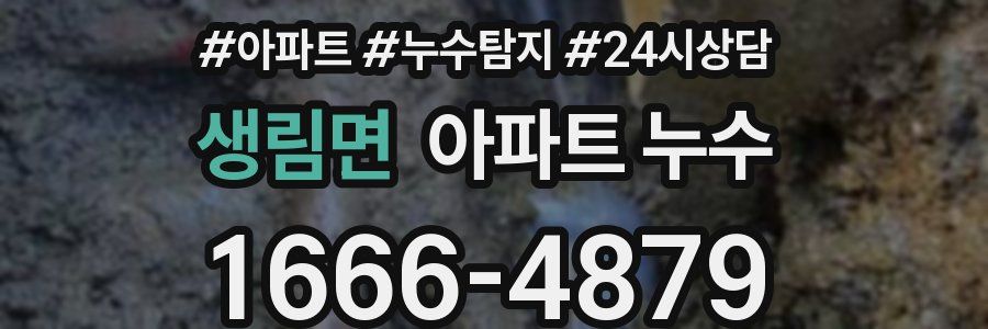 생림면 누수탐지