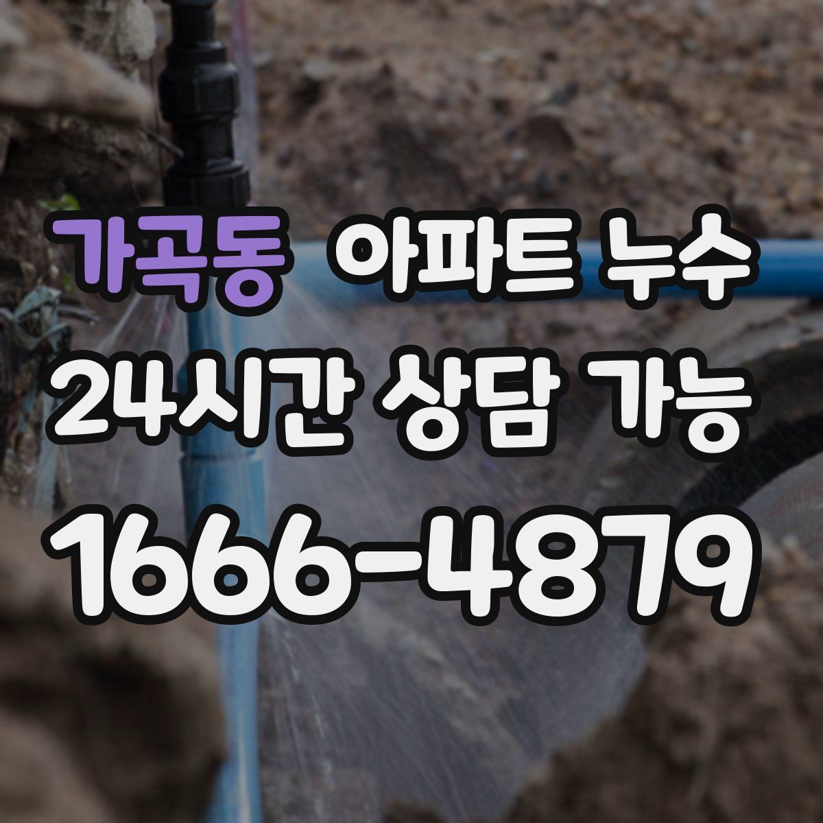 가곡동 아파트 누수탐지