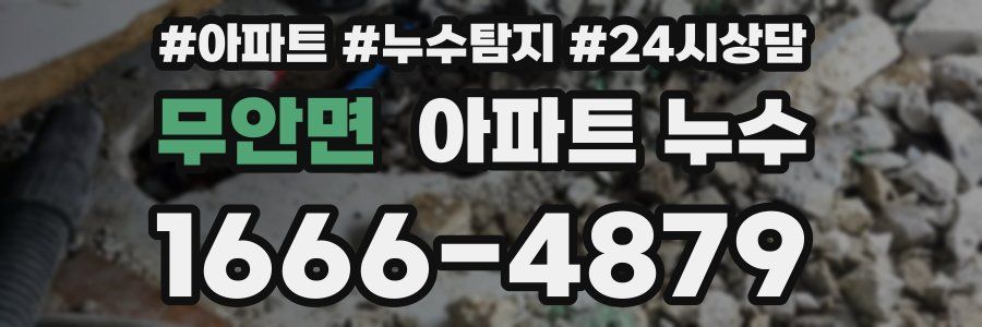 무안면 누수탐지